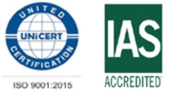 ISO 9001:2015 - UNICERT / IAS Accredited